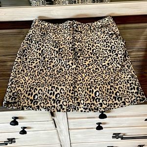 Hollister high waisted denim skirt